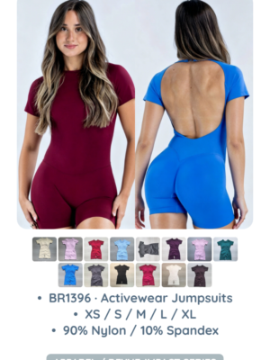 BR1396 · Activewear Jumpsuits