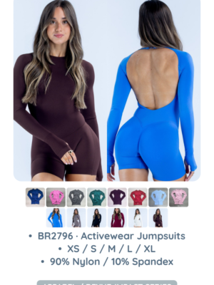 BR2796 · Activewear Jumpsuits