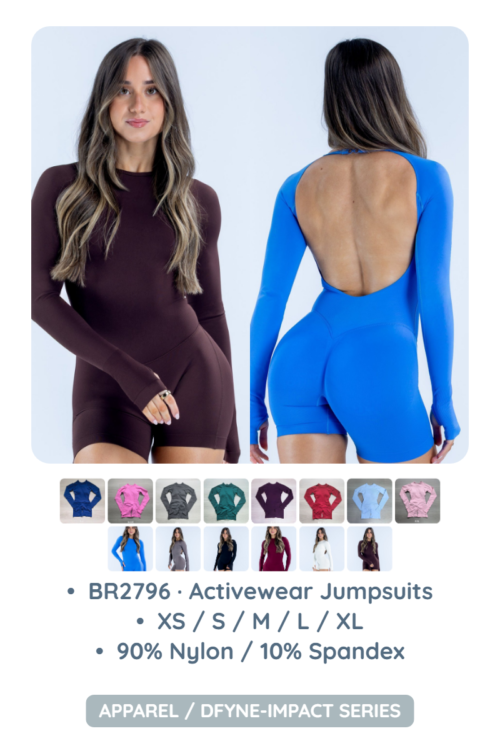 BR2796 · Activewear Jumpsuits