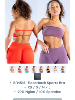 BR4516 · Racerback Sports Bra