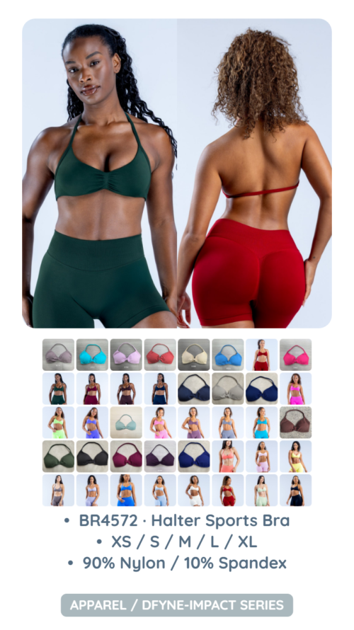 BR4572 · Halter Sports Bra