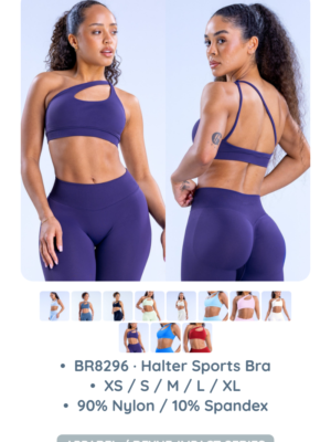 BR8296 · Halter Sports Bra