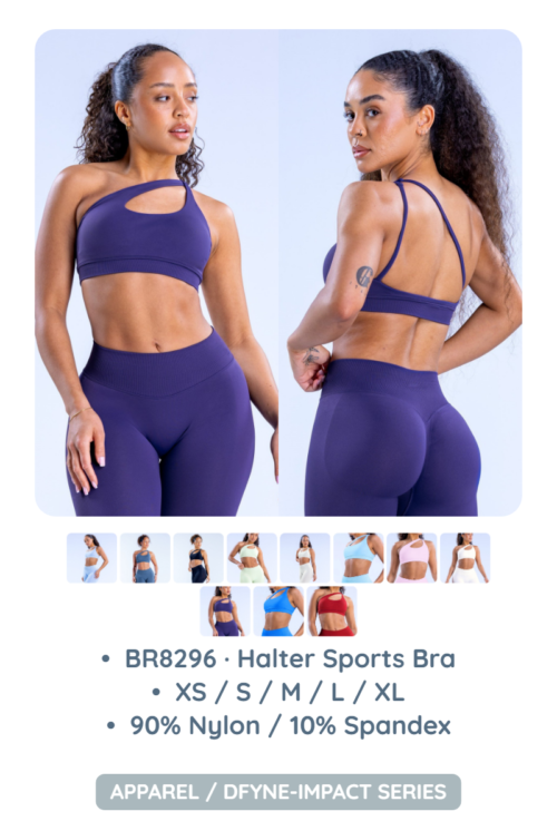 BR8296 · Halter Sports Bra