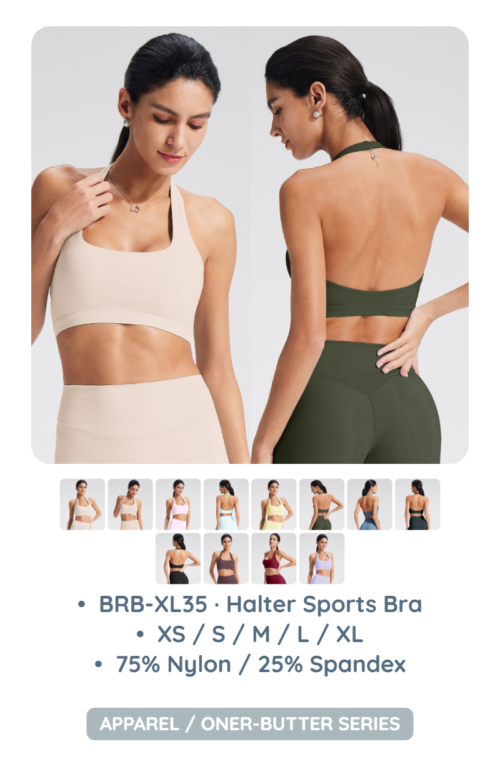 BRB-XL35 · Halter Sports Bra