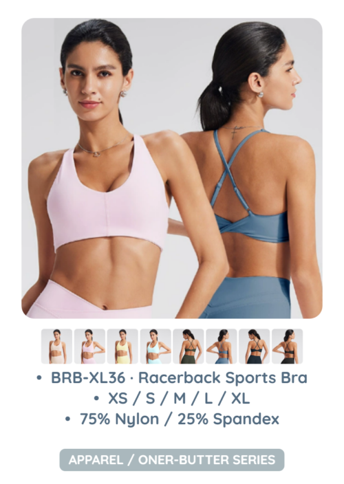 BRB-XL36 · Racerback Sports Bra