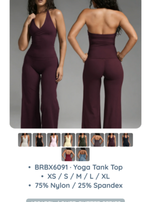 BRBX6091 · Yoga Tank Top