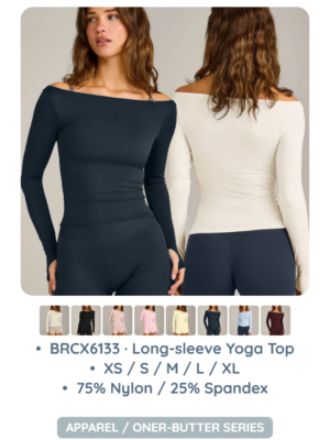 BRCX6133 · Long-sleeve Yoga Top