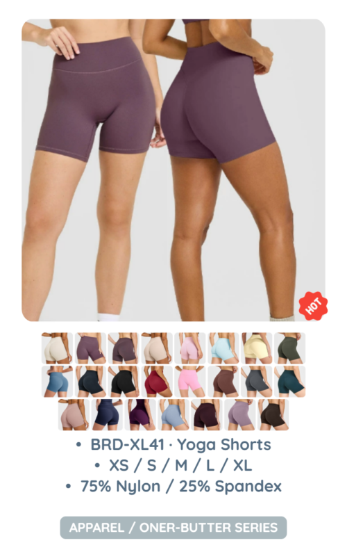 BRD-XL41 · Yoga Shorts