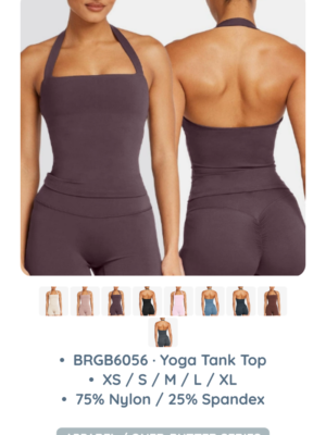 BRGB6056 · Yoga Tank Top