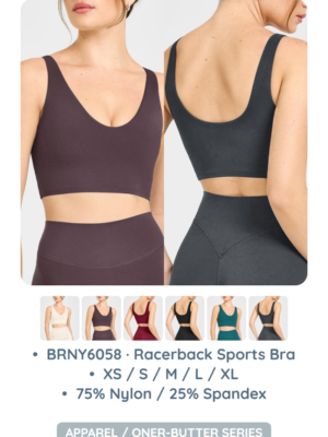 BRNY6058 · Racerback Sports Bra