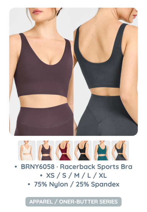 BRNY6058 · Racerback Sports Bra