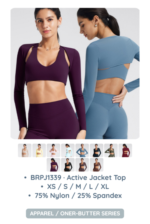 BRPJ1339 · Active Jacket Top