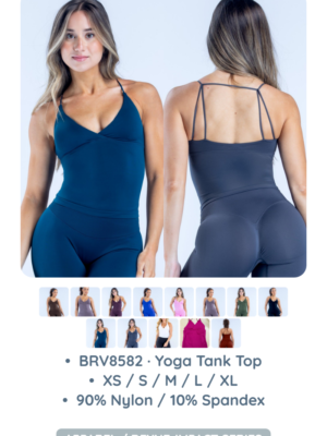 BRV8582 · Yoga Tank Top