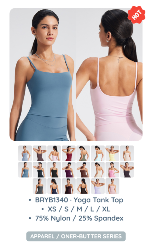 BRYB1340_完整产品目录图 BRYB1340 · Yoga Tank Top