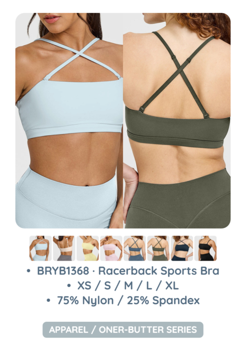 BRYB1368 · Racerback Sports Bra