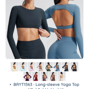 BRYT1363 · Long-sleeve Yoga Top